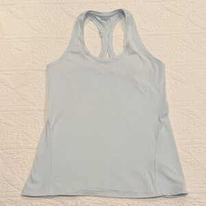 Athleta Light Blue Racerback Tank Top